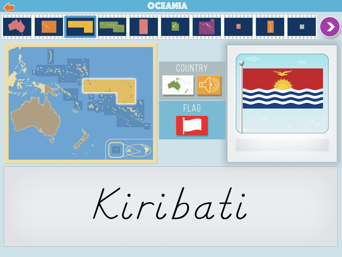 Oceania - Montessori Geography