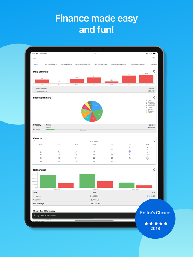 Bluecoins Finance & Budget Screenshot