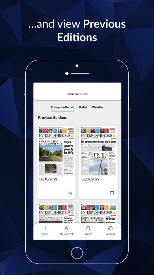 #5. Chico Enterprise eEdition (iOS) 由: MediaNews Group
