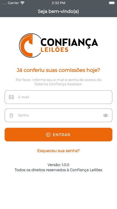 Confiança Assessor Screenshot
