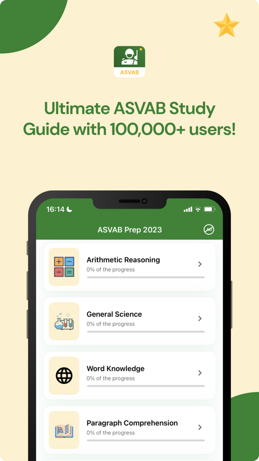 #1. ASVAB Test Prep & Study Guide (iOS) 由: LineCentury