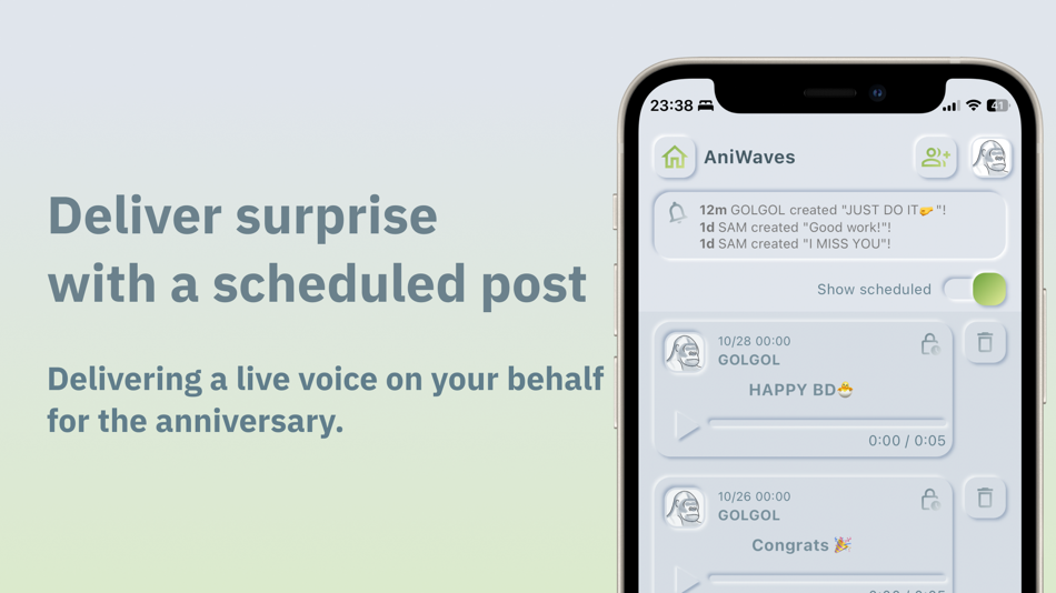 #4. BuddyWave - Voice Diary Log (iOS) By: tsubasa ichiba