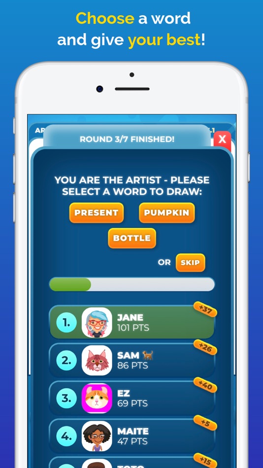 #3. Drawize - Draw and Guess (iOS) 由: Lomboos d.o.o