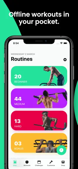 Game screenshot Street Workout Training App apk