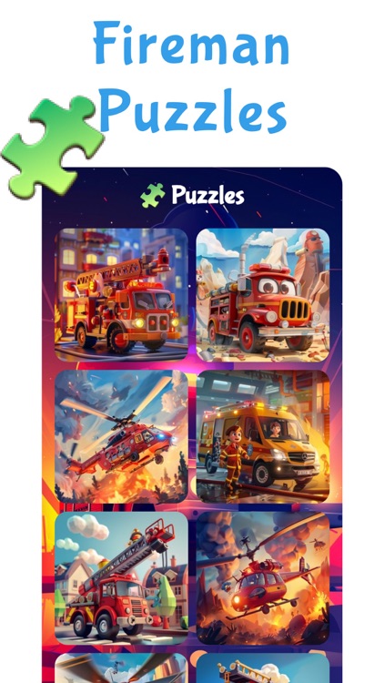 Firefighter & Fire Truck Games