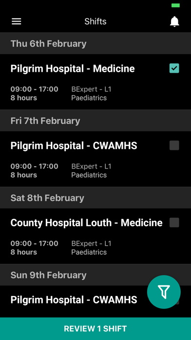 LPFT Doctors Bank Screenshot