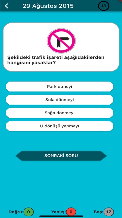 Ehliyet Sınavı Bilgi Kartı screenshot-6