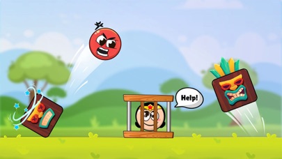 Red Roller Ball Adventure Game Screenshot