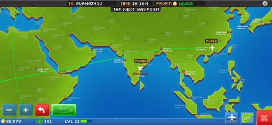 Screenshot of Pocket Planes: Airline Tycoon