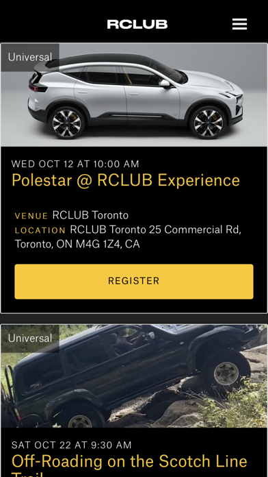 RCLUB Toronto Screenshot