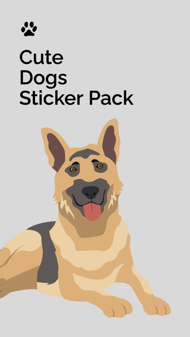Cute Dogs Sticker Pack Screenshot