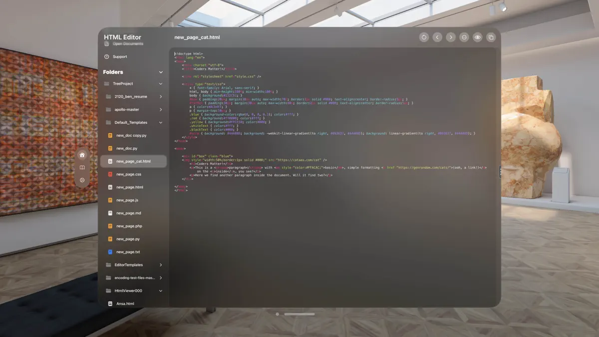 HTML Editor screenshot 1