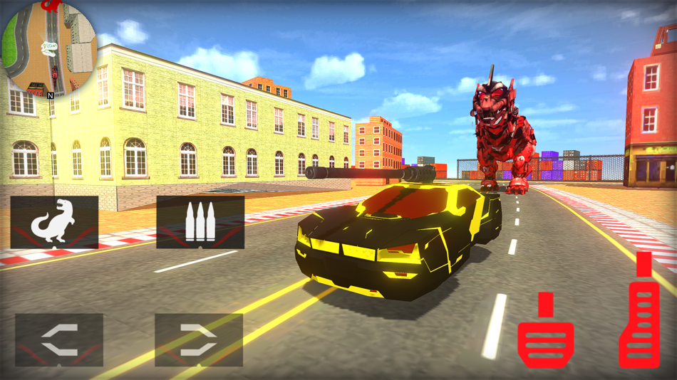 #5. Dino Robot Car Transformation (iOS) Bởi: John Jackson