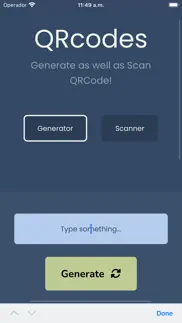 qr codes scanner and generator iphone screenshot 1