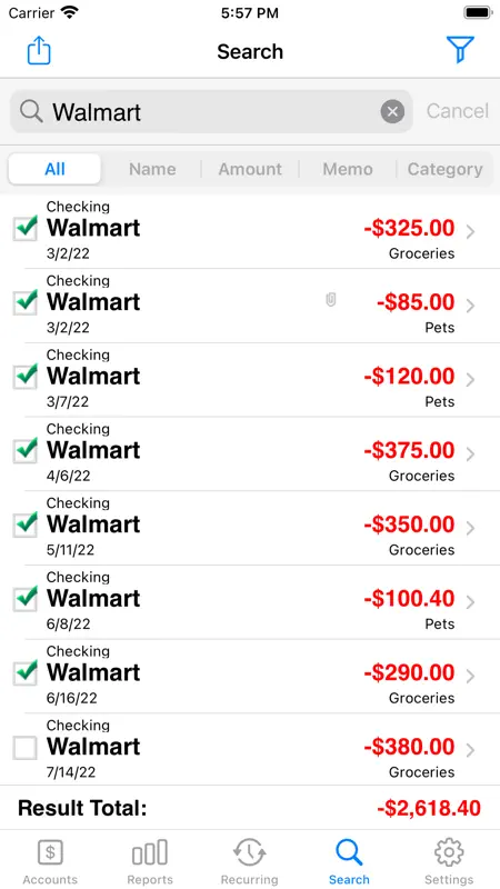 Accounts 3 Checkbook screenshot 6 of 7