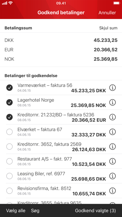 Skjern Banks Mobilbank Erhverv Screenshot