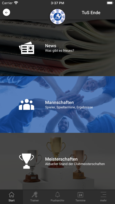 TuS Ende Tennis Screenshot
