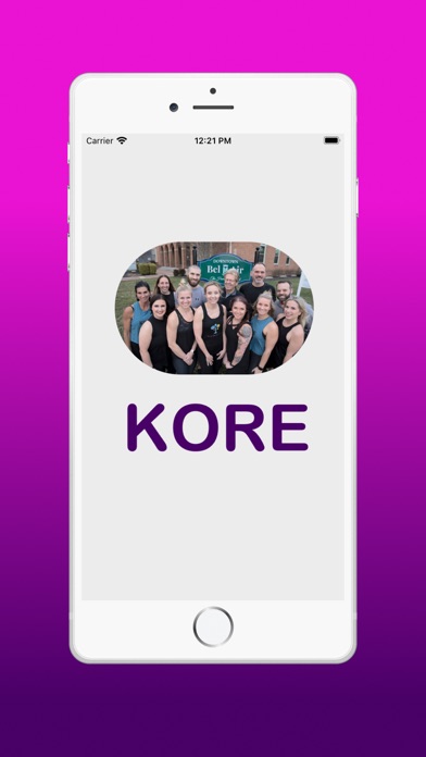Kore Fitness Screenshot