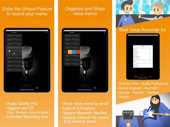 Screenshot #5 pour Voice Recorder HD