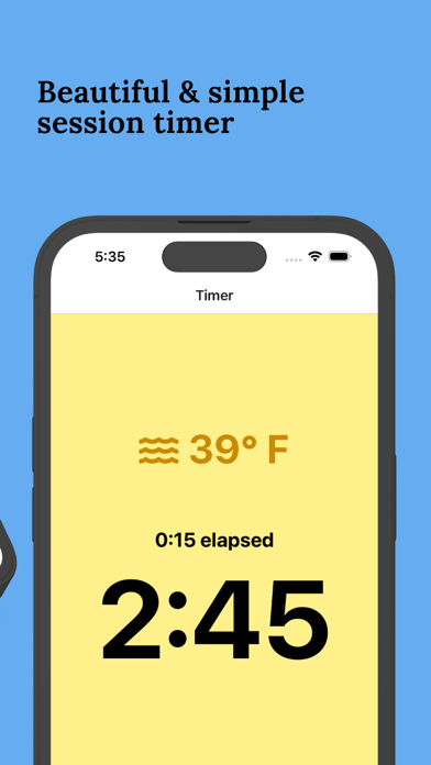 Shiver: Cold Plunge Log Screenshot