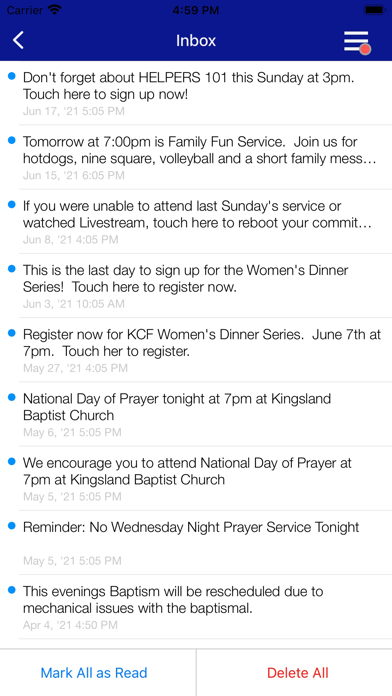 Katy Community Fellowship Screenshot