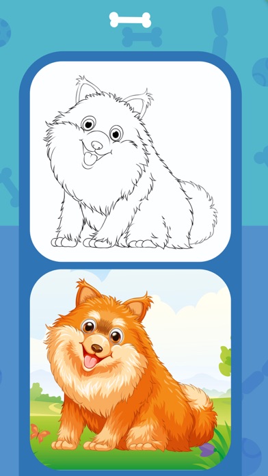Dogs Coloring Book Collection Screenshot
