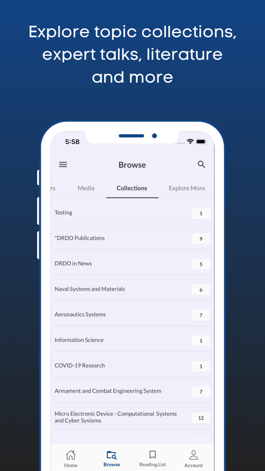 #4. DRDO eLibrary (iOS) 由: Refread Solutions Private Limited