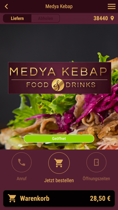 Medya Kebap Lieferservice Screenshot