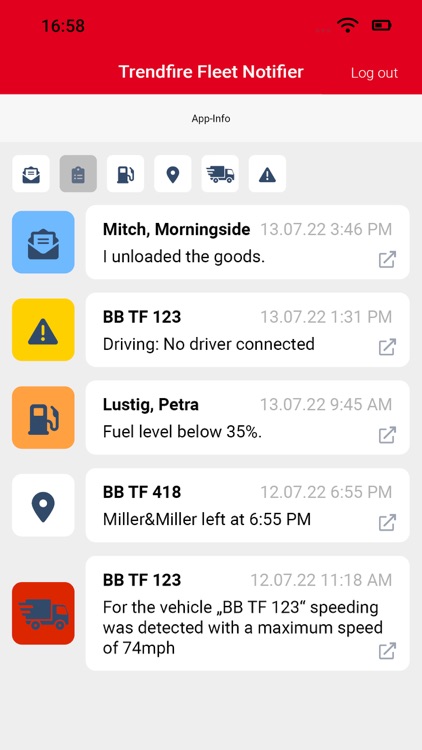 Trendfire Fleet Notifier