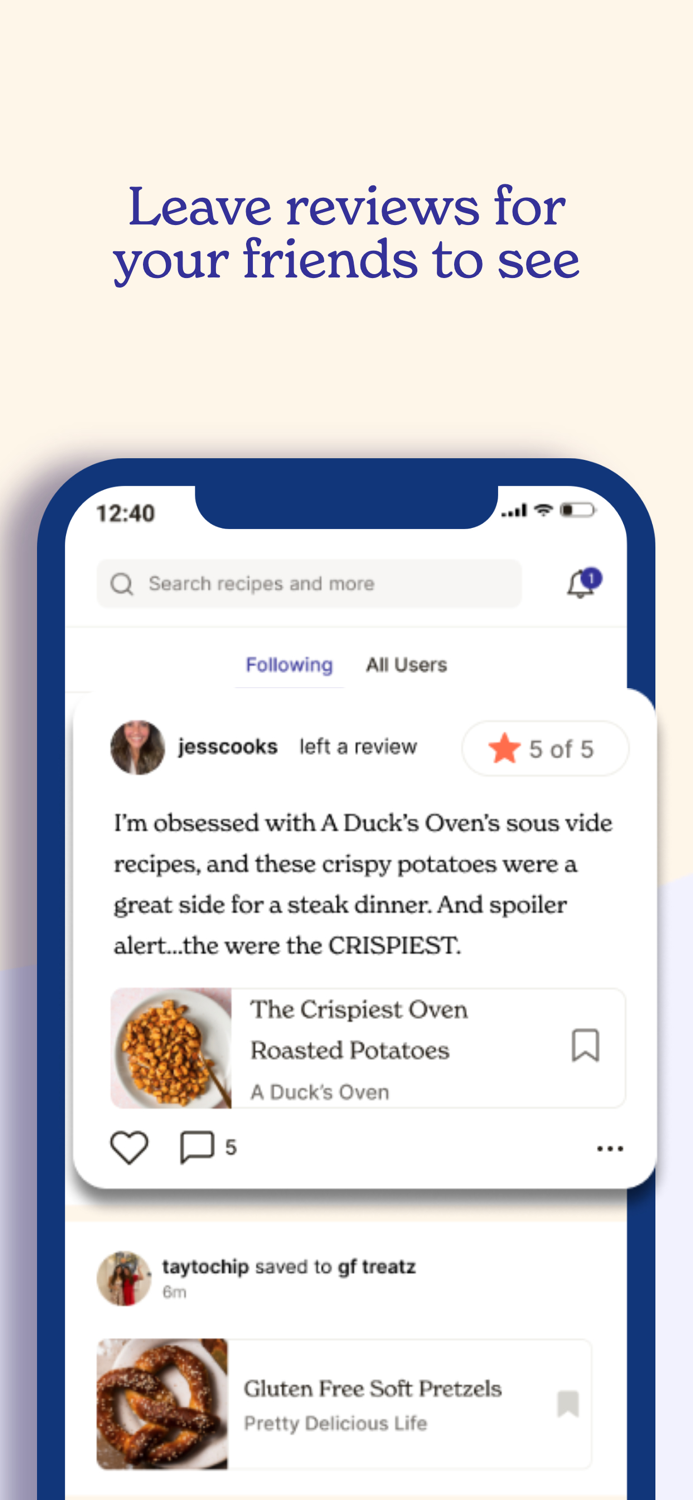 Spillt Social Recipes