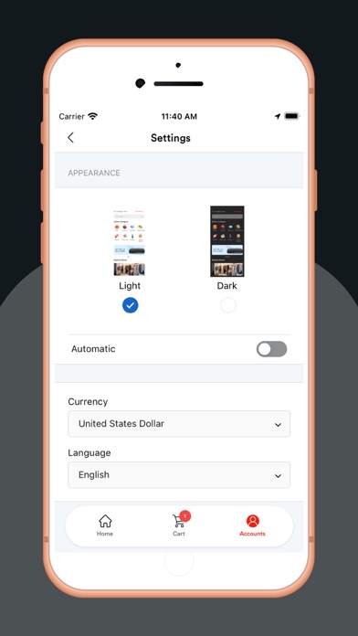 HomeTownDelivery App Screenshot