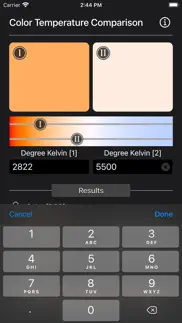 color temperature comparison iphone screenshot 4