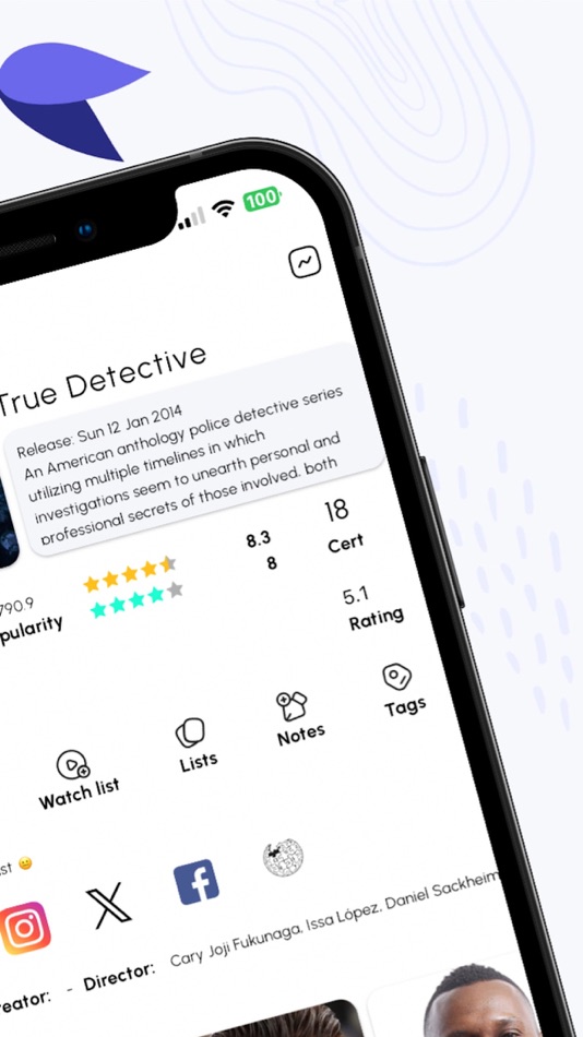#3. Cast and Crew Who (iOS) Podle: John Dunne