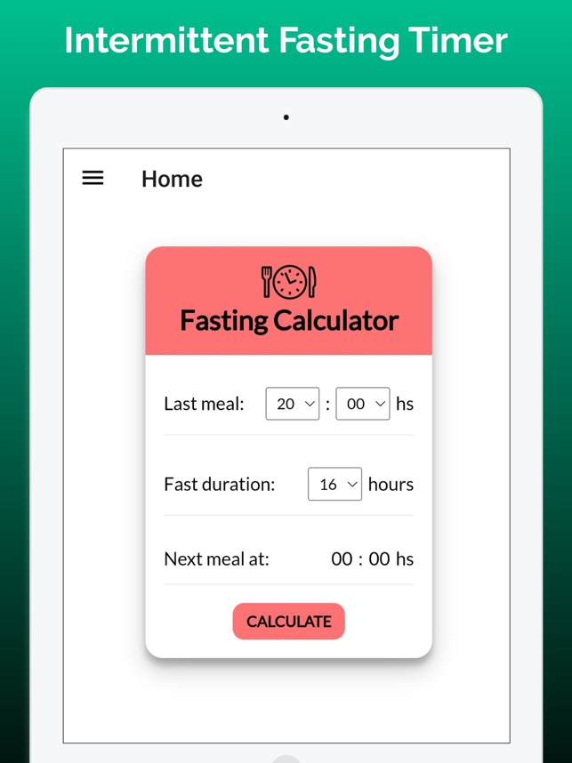 Intermittent Fasting Timer. on the App Store