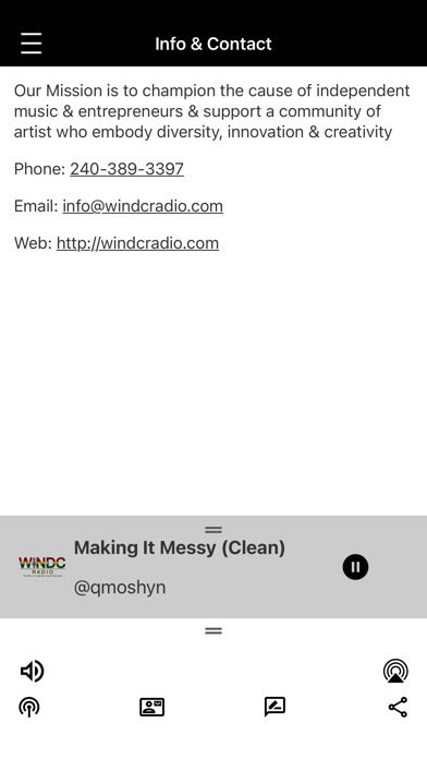 WINDCRadio App Screenshot
