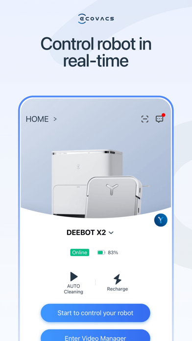 ECOVACS HOME Screenshot