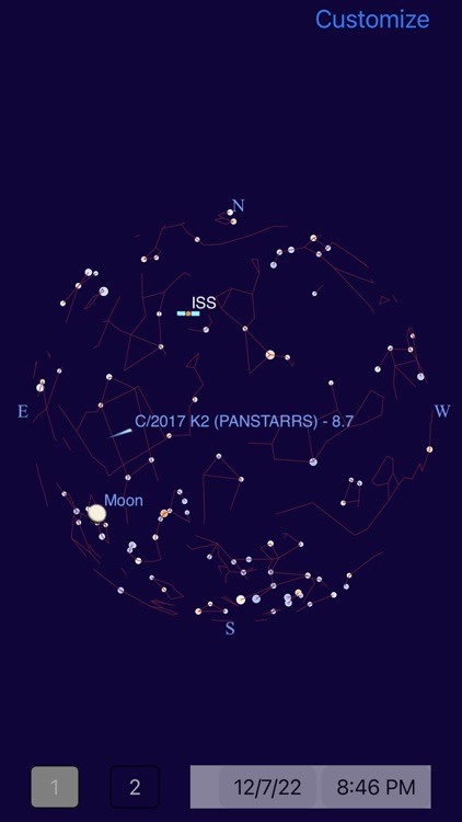 Sun, Moon and Planets Widget