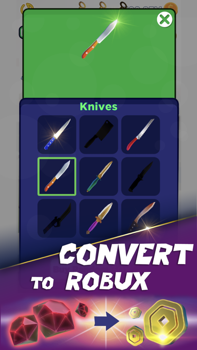 Robux Knives for Robloxのおすすめ画像7