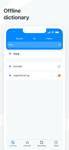 Game screenshot Filipino−Spanish dictionary mod apk