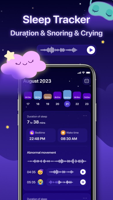 Baby Sleep Tracker & Sounds Screenshot