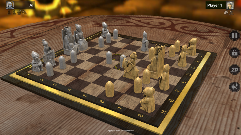 #3. Medieval Chess 3D (iOS) 由: Dzmitry Pakamestau