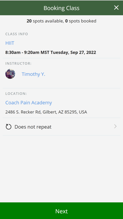 Coach Pain Academy Screenshot