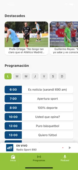 Game screenshot Radio Sport 890 apk