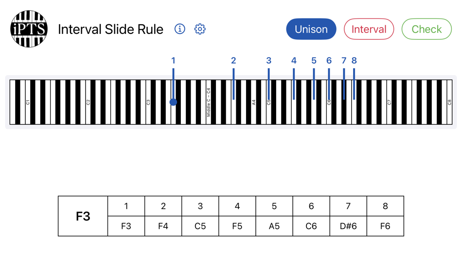 #1. Piano Tuner's Slide Rule (iOS) 게시자: Mark Cerisano