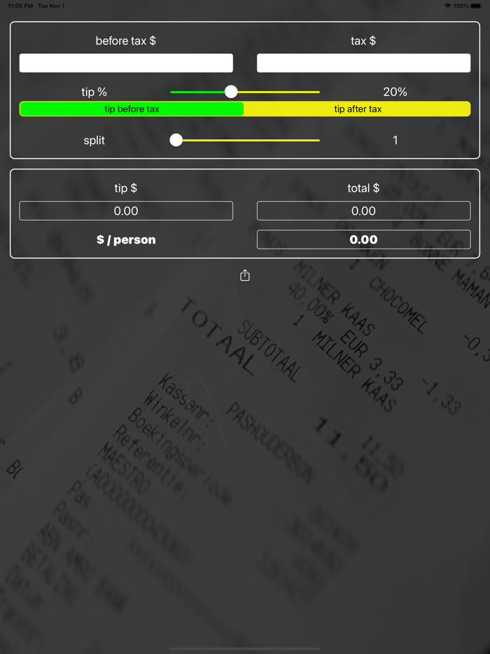 Handy Tip Calculator