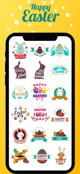 Game screenshot Happy Easter Holiday Stickers hack