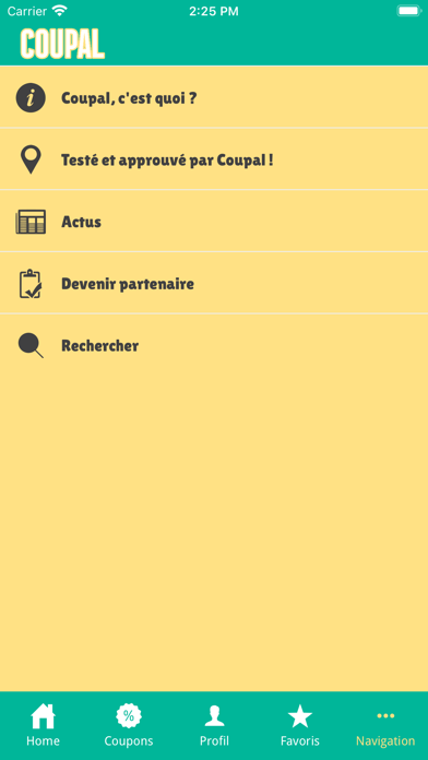 Coupal Screenshot