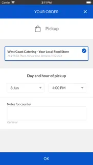 west coast catering iphone screenshot 2
