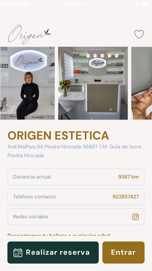 #1. ORIGEN ESTÉTICA (iOS) 由: MARIA DE LOS ANGELES HERNANDEZ GUTIERREZ