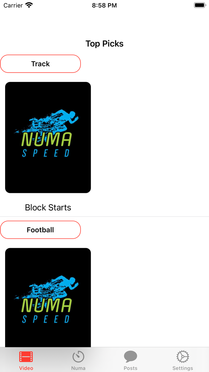 Numa Speed Elite